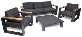 Záhradný hliníkový nábytok RUBY antracitový