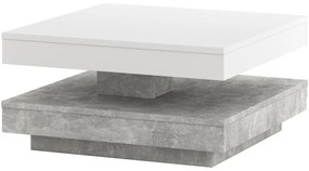 Konferenčný stôl TIMO biely/sivý betón