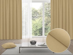 Biante Zatemňovací záves Blackout BKU-107 Pieskovo béžový - šírka 140 cm 140x220 cm