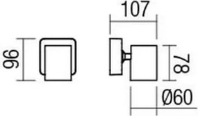 Redo 04-468 - Bodové svietidlo CAMEO 1xGU10/35W/230V