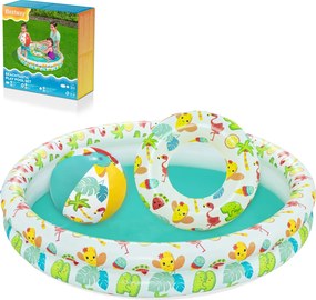 CH ZÁHRADNÝ BAZÉN FI 122 cm H20 + LOPTA + KOLESO