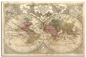 Obraz na plátne - Mapa antického sveta 1101A (100x70 cm)