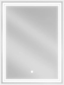 Mexen Taco, LED kúpeľňové zrkadlo s podsvietením 60x80 cm, 6000K, ochrana proti zahmlievaniu, 9805-060-080-611-00