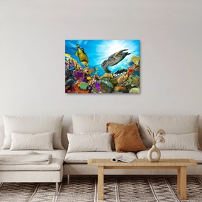 Obraz koralového útesu (70x50 cm)