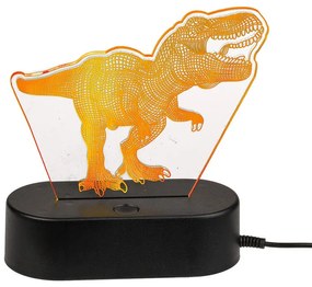 Detská lampička 3D T-REX