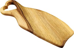AMADEA Drevená doštička srdce, masívne drevo, 29 x 10,5 cm, český výrobok
