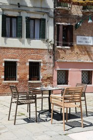 Stima plastové venkovní kreslo DOGA Vyberte odtieň ->: Tabacco - hnedá