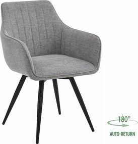 Jedálenská stolička BALLO BREGO sivá