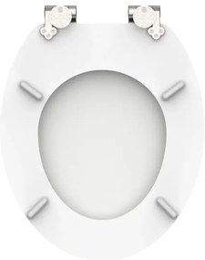 Schütte 84100-A - WC sedadlo, biele, s tichým zatváraním, MDF