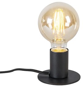 Moderná stolová lampa čierna - Facil