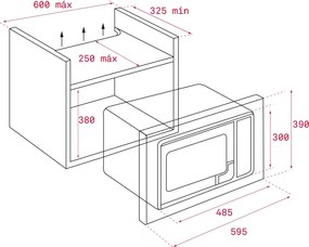 Vstavaná mikrovlnná rúra Teka ML 820 BIS WX