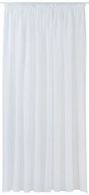 Biela voálová záclona 300x260 cm Crush – Mendola Fabrics