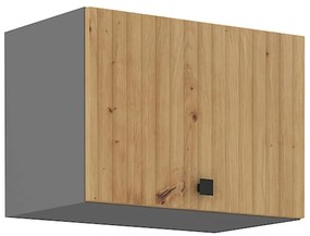 Kuchynská skrinka AVA dub artisan/antracitová 50gu-36 1f