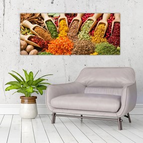 Obraz - Korenie z celého sveta (120x50 cm)