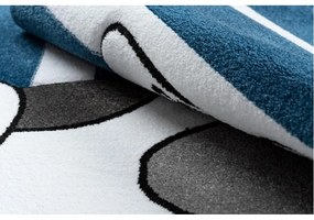 Detský kusový koberec Psík modrý 160x220cm