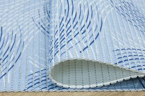 Kúpelňová penová rohož 88A modrá