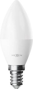 Mexen Nova, LED žiarovka E14, C37, 6W, teplá - 3000K, 630 lm - L102-E14-0630-01