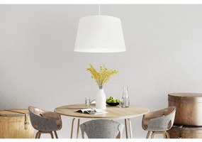 Závesné svietidlo Gaja, 1x krémové textilné tienidlo, (fi 44cm), w