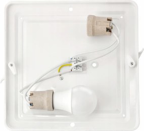 ECOLIGHT LED stropné svietidlo 2xE27 + 2x žiarovka Philips E27 10W