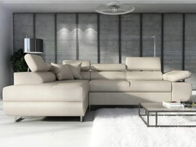 Rohová rozkladacia sedačka Moderný odpočinok 272×200 opierky hlavy Kongo RBN04