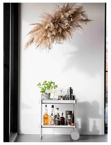 Kovový servírovací stolík na kolieskach 40.5x61 cm A-Cocktail – Zone