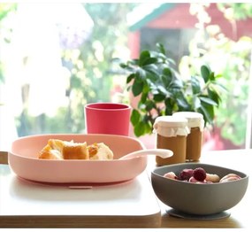 Beaba - Detská jedálenská sada Pink 4 ks