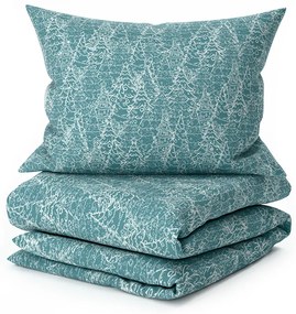 Bavlnené obliečky FROSTLINE modrozelené Rozmer obliečky: 70 x 90 cm | 140 x 200 cm
