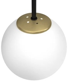 Nástenná lampa CAMBRIDGE 1xE14/60W/230V čierna/mosadz