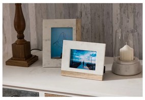 Kamenný rámček v bielo-prírodnej farbe 20x25 cm Sena – Premier Housewares