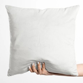 Biante Zamatová obliečka na vankúš Velvet Brick SVB-202 Smotanovo biela 30 x 50 cm
