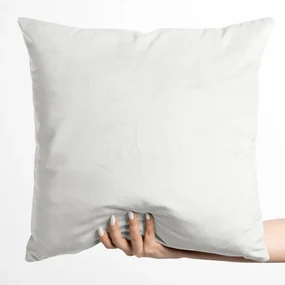 Biante Zamatová obliečka na vankúš Velvet Brick SVB-202 Smotanovo biela 30 x 50 cm