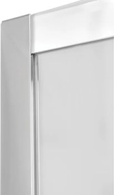 Besco Štvrťkruhový sprchový kút MODERN HR 80x80 (90x90), výška 165 cm - bez vaničky BESCO-Rozmery: 80x80, BESCO-Profily: profily: chróm, výplň: trans…