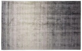 Viskózový koberec 140 x 200 cm sivý ERCIS Beliani