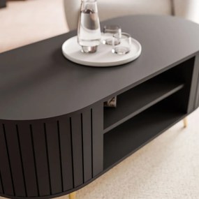 KONFERENČNÝ STOLÍK LANDRY 3 ČIERNY