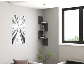 Polica NUVIA antracit