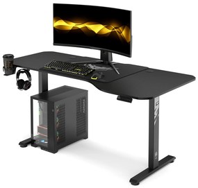 Stôl s elektricky nastaviteľnou výškou 160 cm čierny: Diablo X-Tensio 1600
