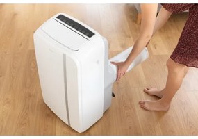 Sencor - Inteligentná mobilná klimatizácia 3v1 1450W/230V 12000 BTU Wi-Fi biela + DO