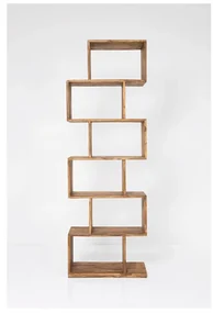 Authentico Zick Zack regál 60x180 cm hnedý