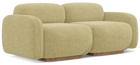 Žltá pohovka 190 cm Ailani – Makamii