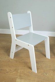 Ourbaby - Detský stolček a stoličky - šedo-biela Grey &amp; White