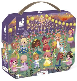 Janod Puzzle pre deti Princezné v kufríku 36 ks od 4 rokov