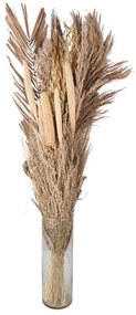 Béžová kytica sušených kvetov - 25*8*100 cm
