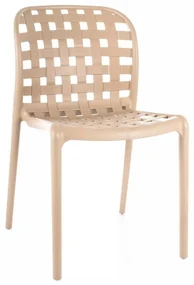 Jedálenská stolička Yalin, béžová