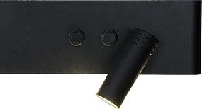 Nástenné LED svietidlo Resort R, 1x LED 10+3w, 4000k, (možnosť polohovania), b