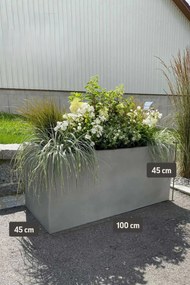 Hrantík MAXI, sklolaminát, šírka 100 cm, betón design