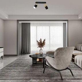 Bodové svietidlo RENO 2xGU10/8W/230V čierna/zlatá