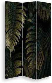 Gario Paraván Leaf in the Dark Rozmery: 110 x 170 cm, Prevedenie: Klasický paraván