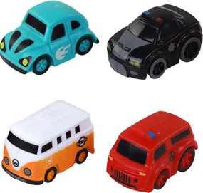 LEAN Toys Interaktívna sada prekážkových dráh pre autá Farebné