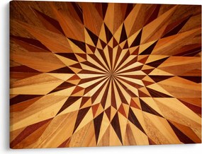 Obraz - Drevená koláž (70x50 cm)