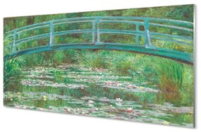 Obraz na skle Art maľované bridge 100x50 cm